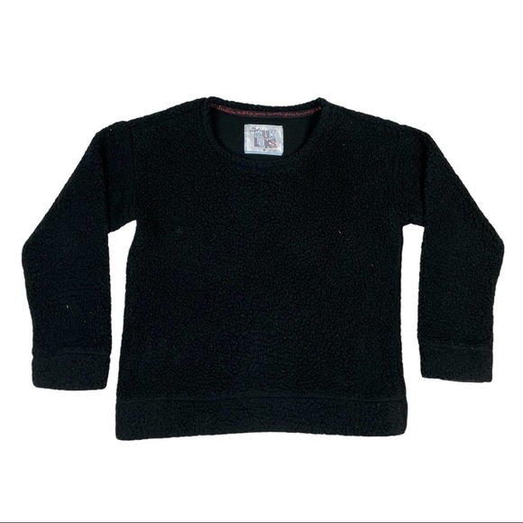 Mukluks Sherpa‎ Sweater Women's Size Small Black - Picture 1 of 4